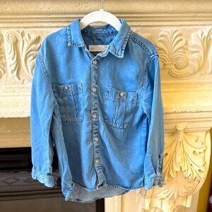 Zara Kids Light Blue Denim shirt